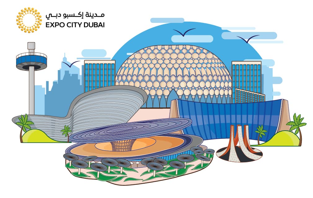 Expo City Dubai custom Gulli magnet